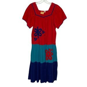 Vintage Sea Wind Cotton Dress